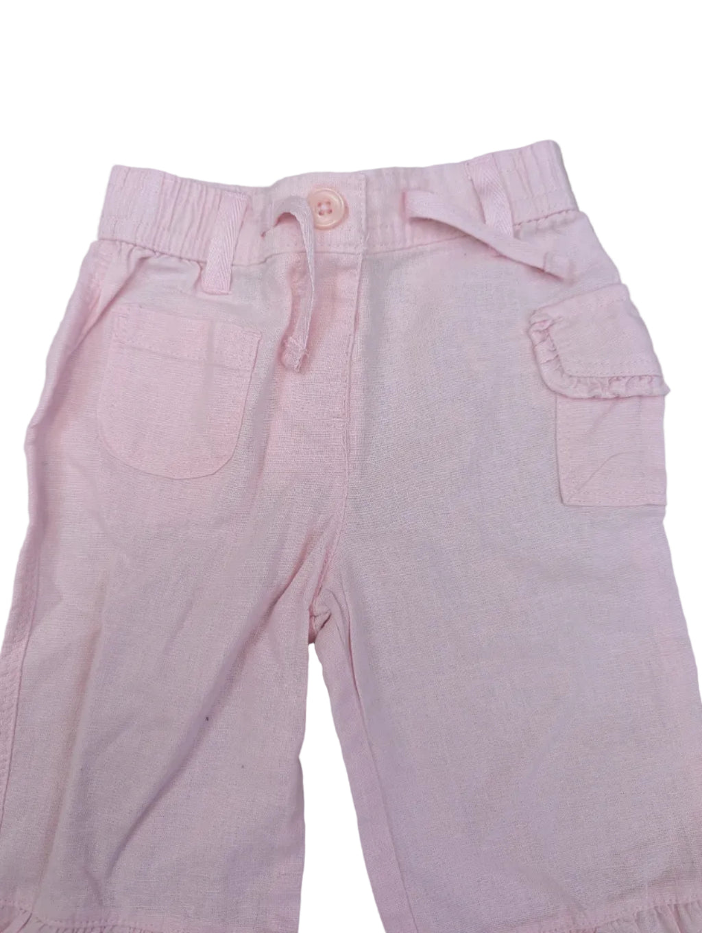 Next - Hose Leinenhose Mädchenhose rosa Gr. 50-62