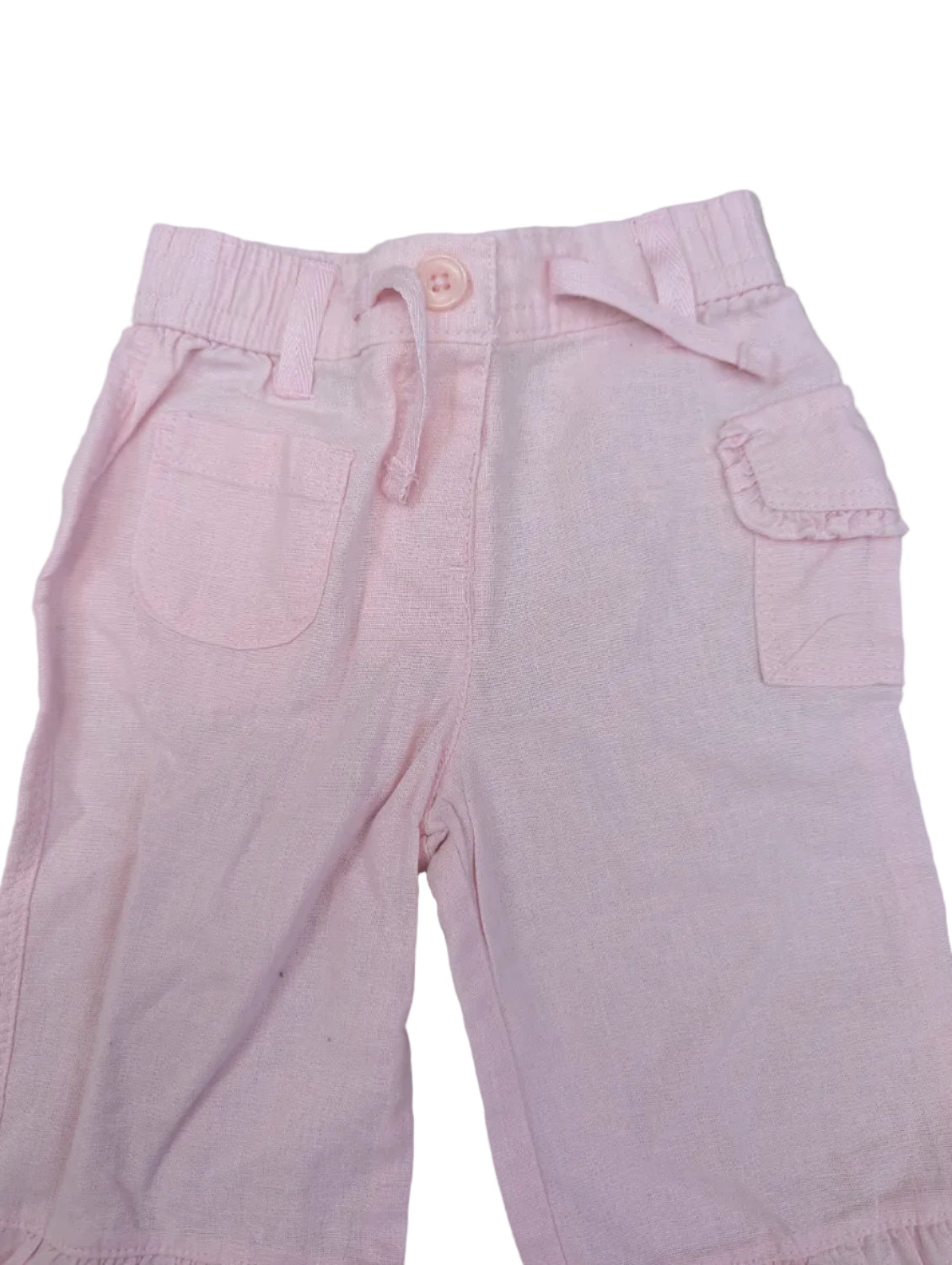 Next - Hose Leinenhose Mädchenhose rosa Gr. 50-62