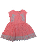 Next - Kleid Mädchenkleid Mädchen second hand orange Gr. 98