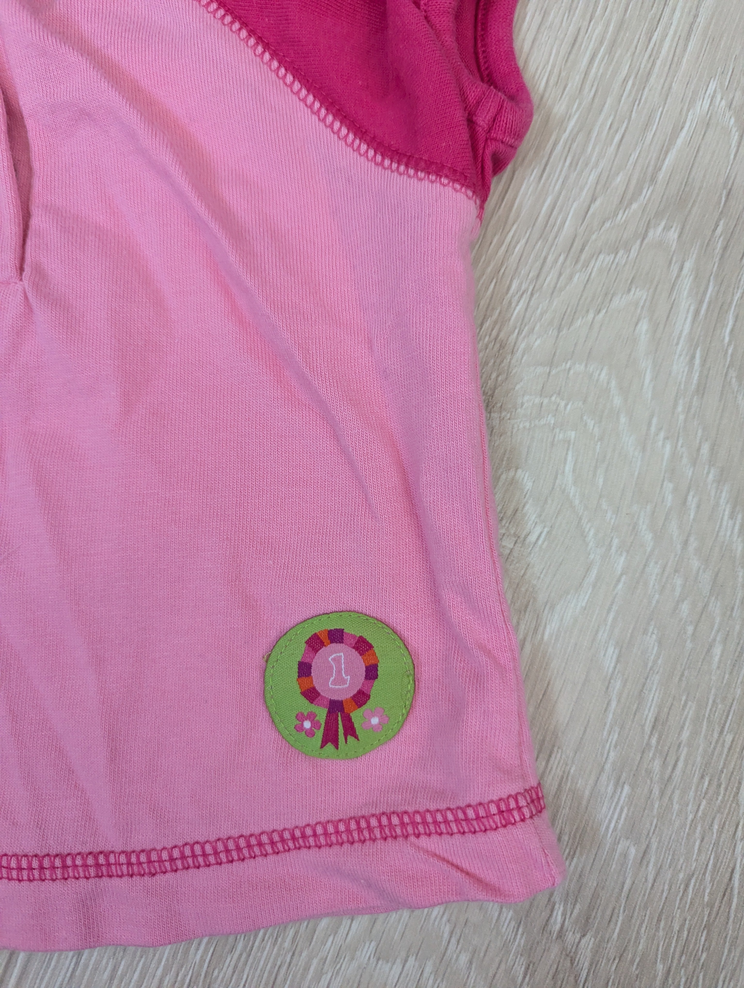 Mothercare - T-Shirt Shirt rosa rot "Best Friends" Mädchen Gr. 56-62