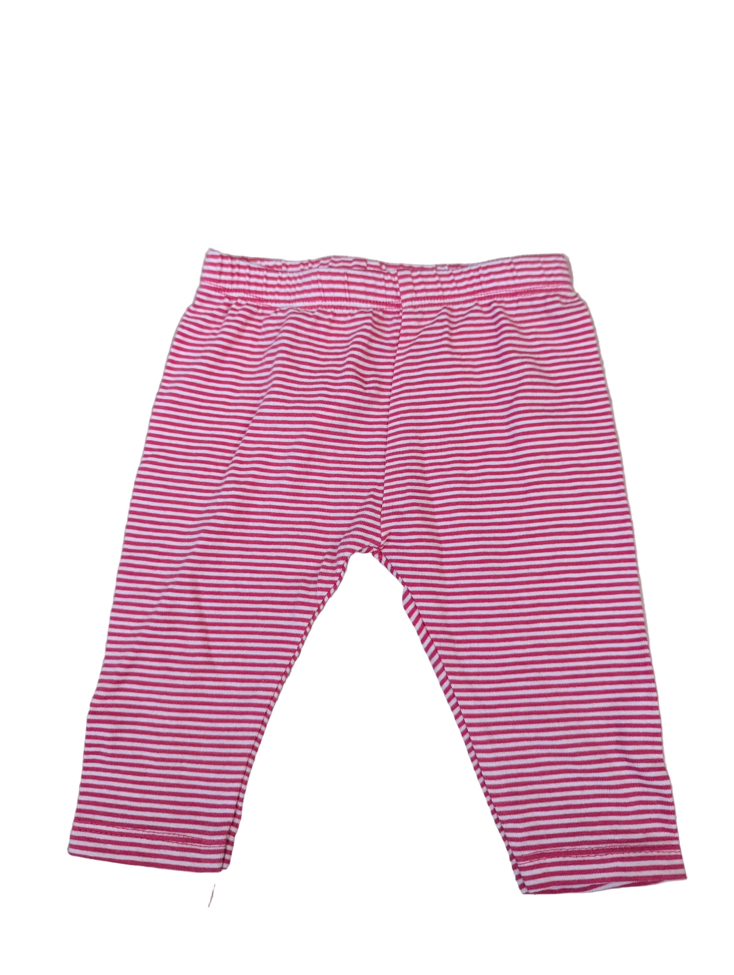 Early Days - Hose Leggins gestreift rot weiss Mädchenhose Gr. 56-62