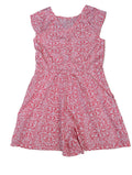 Next - Overall Jumpsuit Einteiler Mädchen rosa weiss Gr. 122