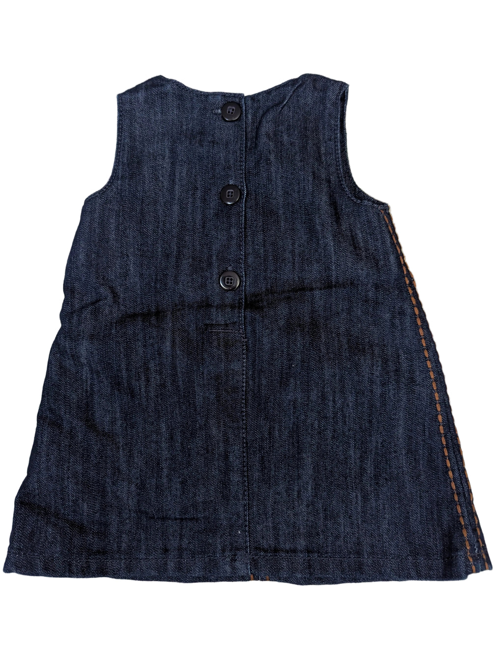 Next - Kleid Jeanskleid Mädchenkleid Jeans secon hand blau Gr. 62-68
