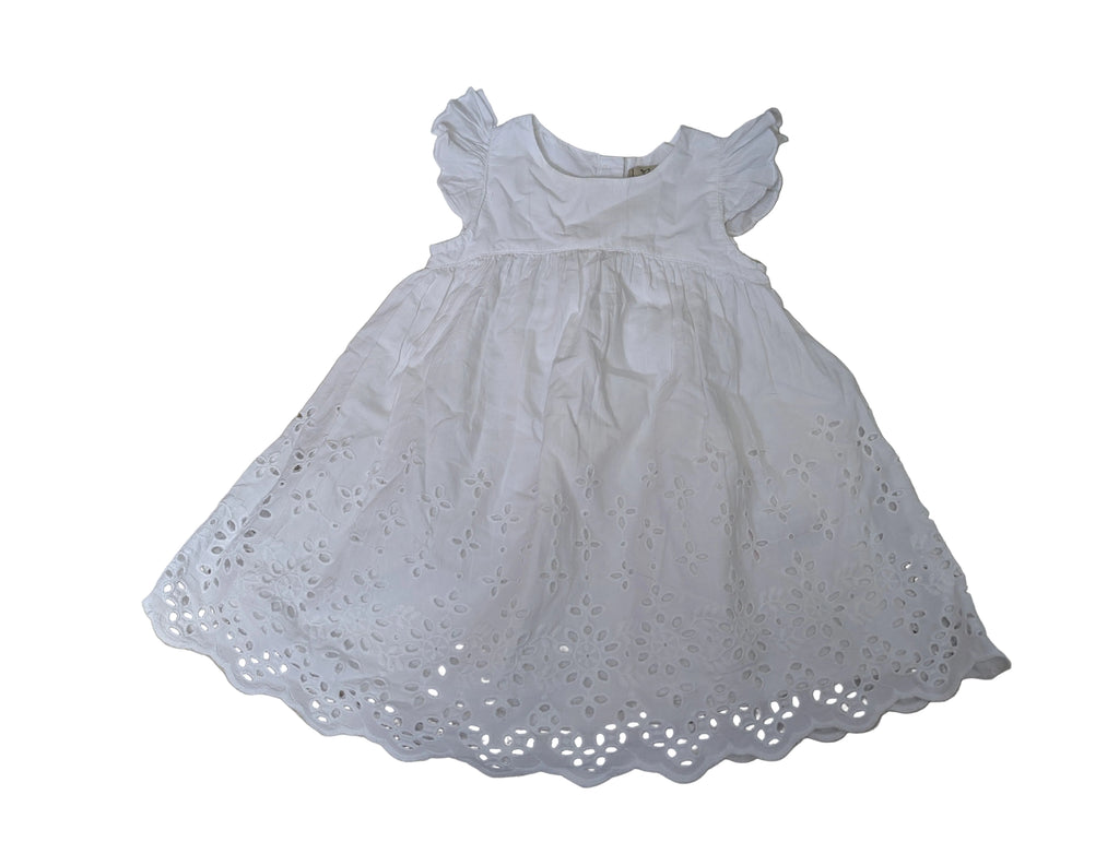 Next - Kleid Mädchen Mädchenkleid weiss festlich Gr. 74-80