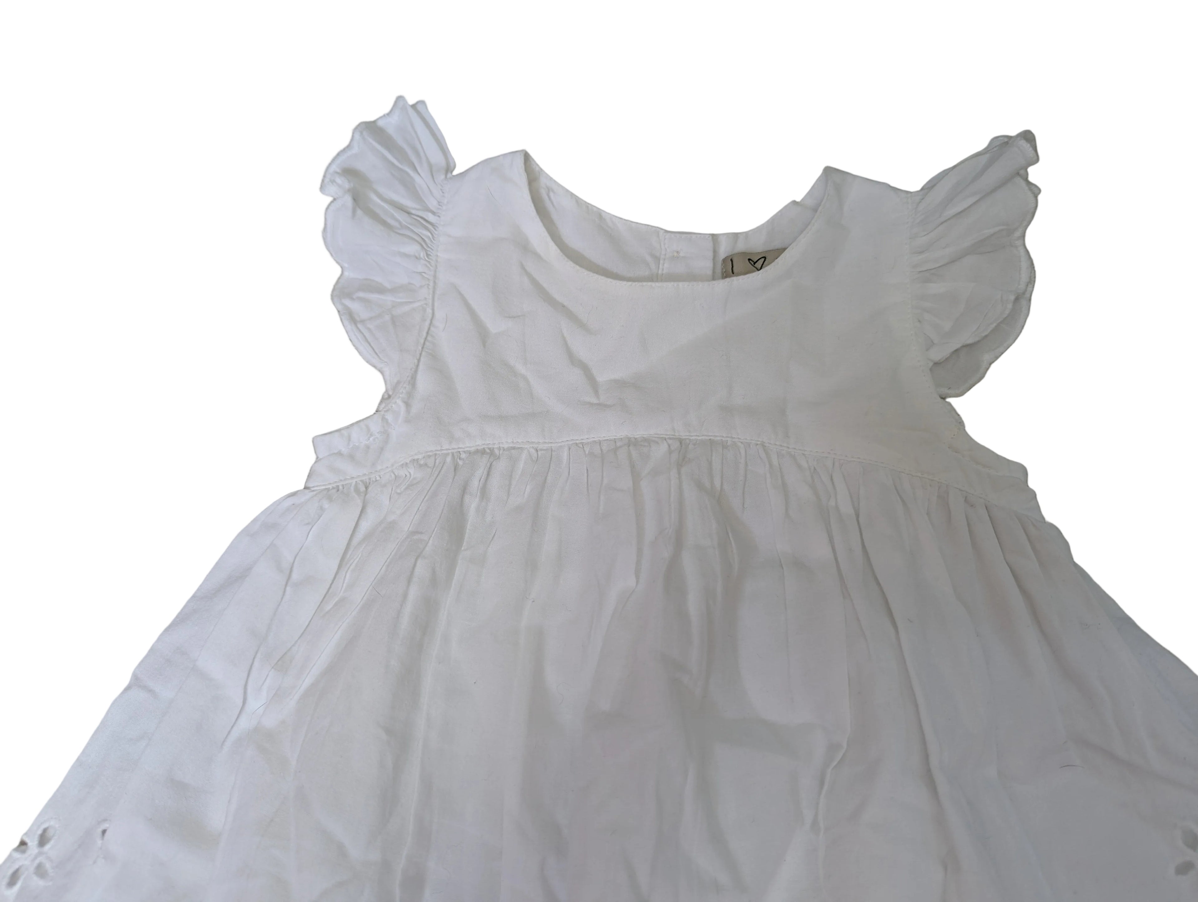 Next - Kleid Mädchen Mädchenkleid weiss festlich Gr. 74-80