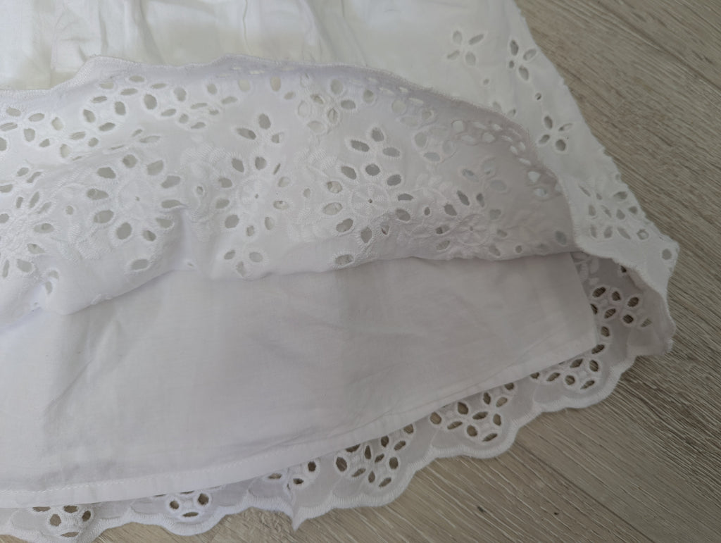 Next - Kleid Mädchen Mädchenkleid weiss festlich Gr. 74-80