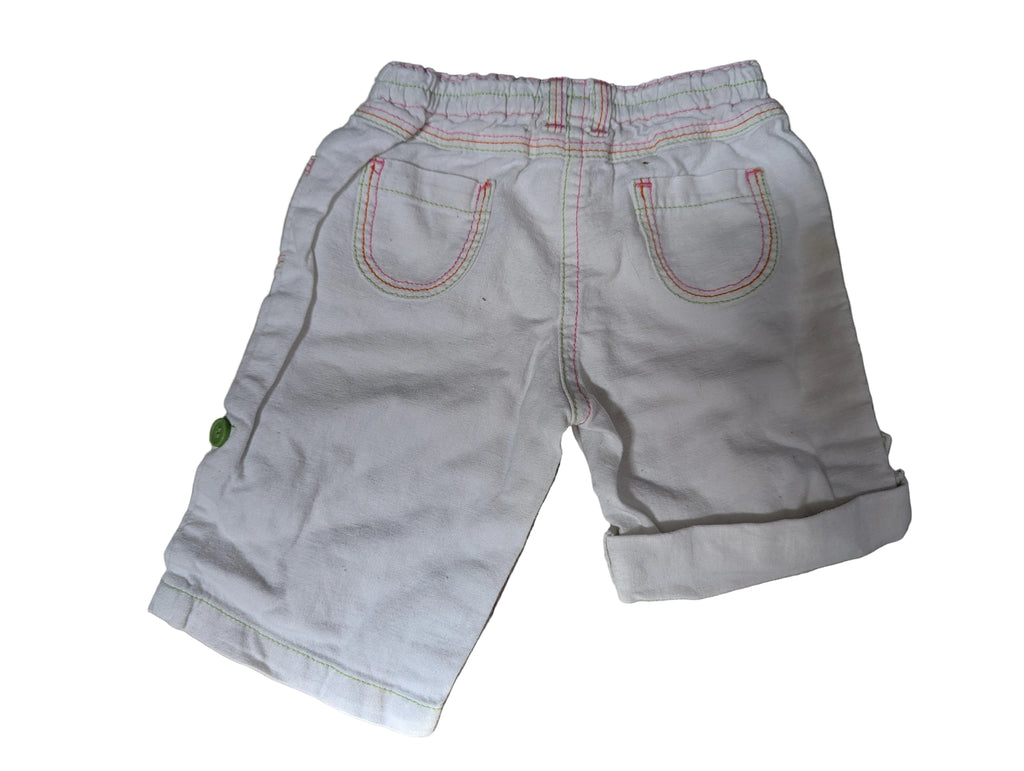 Next - Hose Leinenhose Mädchen Mädchenhose weiss Gr. 50-56