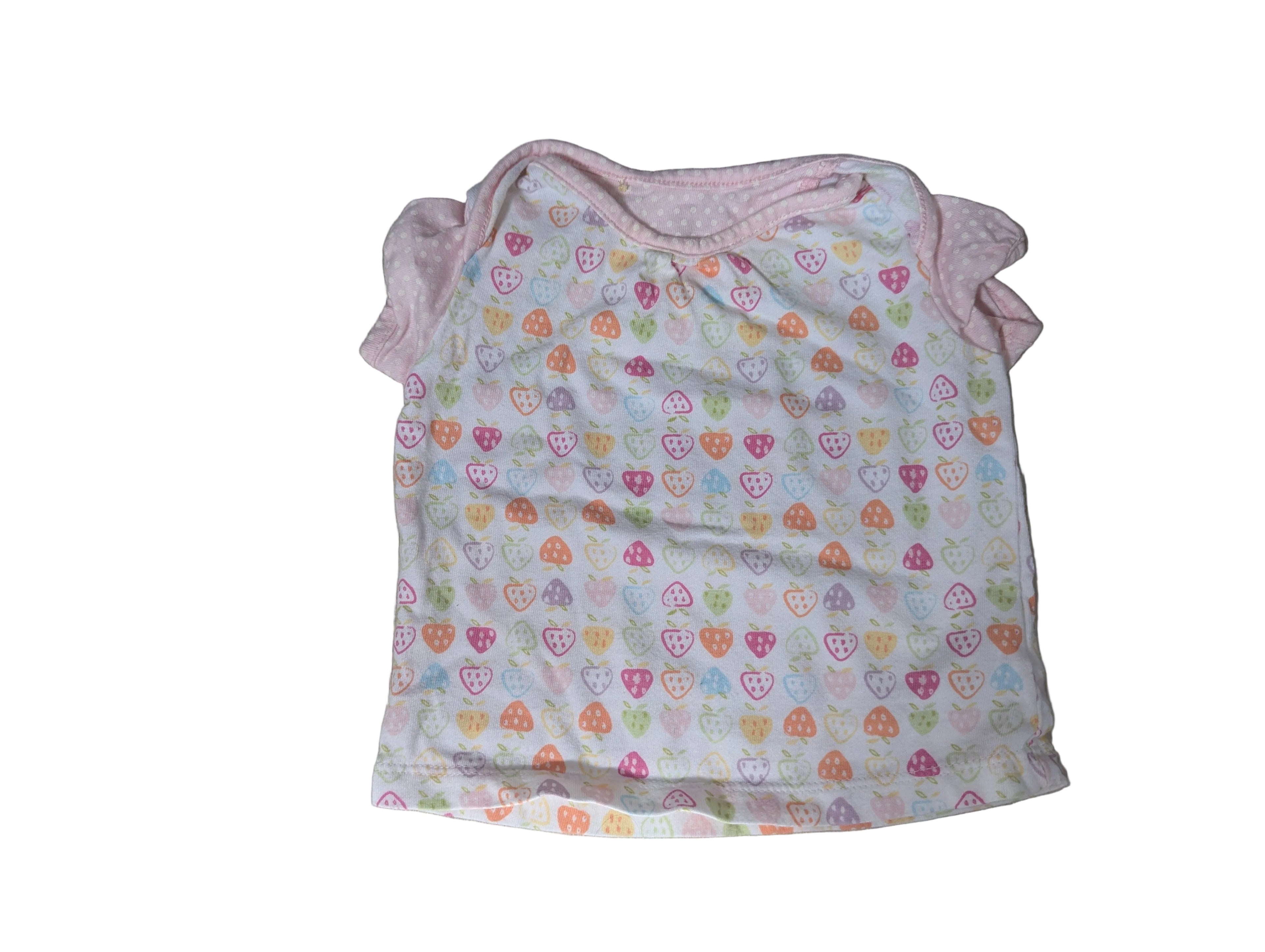 Marks & Spencer - Shirt T-Shirt Mädchen Erdbeeren Gr. 50-62