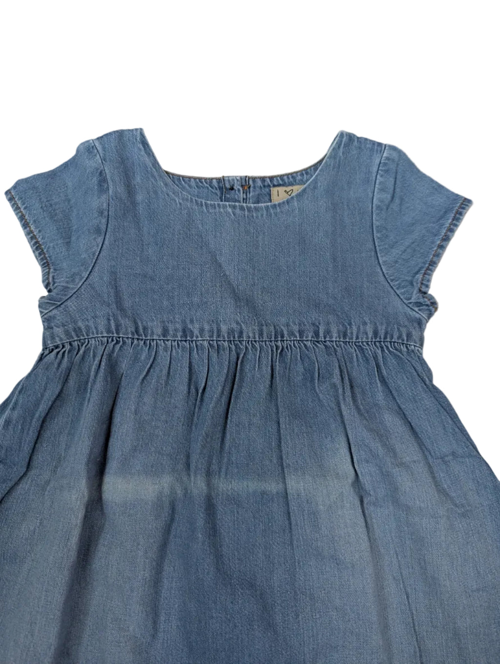 Next - Kleid Jeanskleid Mädchenkleid Mädchen second hand blau Gr. 104