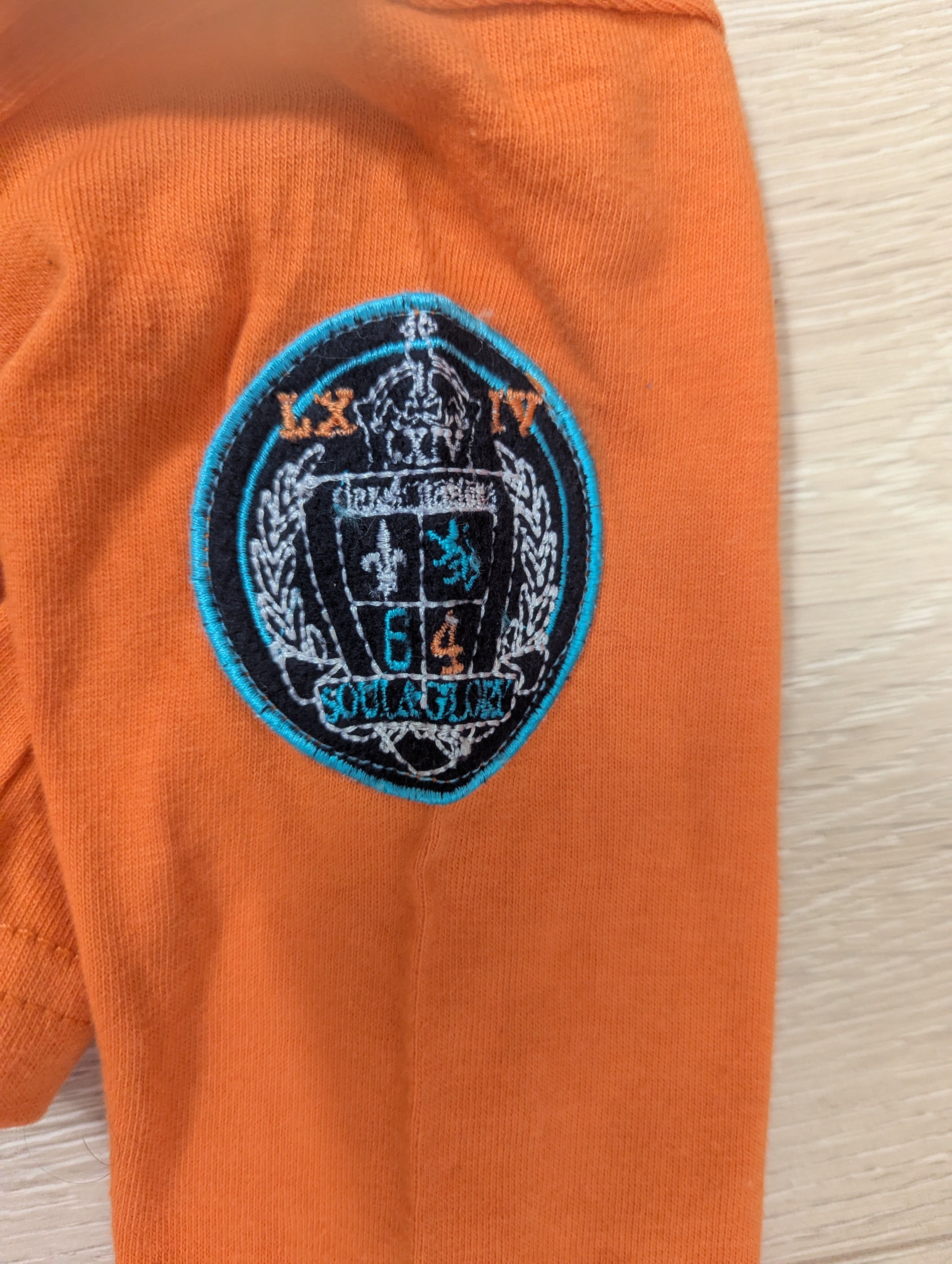 Soul & Glory - Shirt Langarmshirt orange Jungenshirt Polo Academy Gr. 68-80 NEU