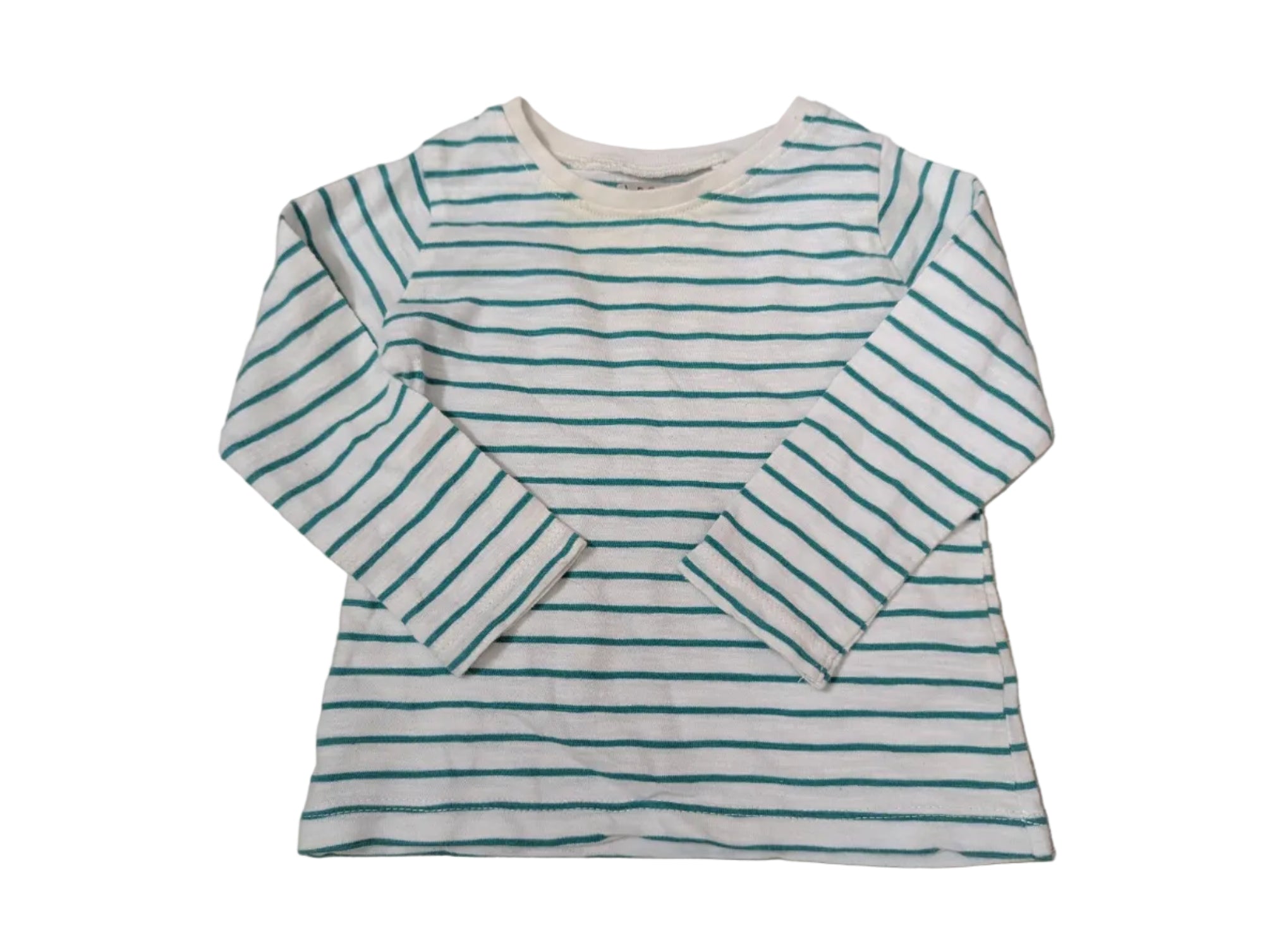 Next - Shirt Langarmshirt Mädchen Junge gestreift secondhand Gr. 74