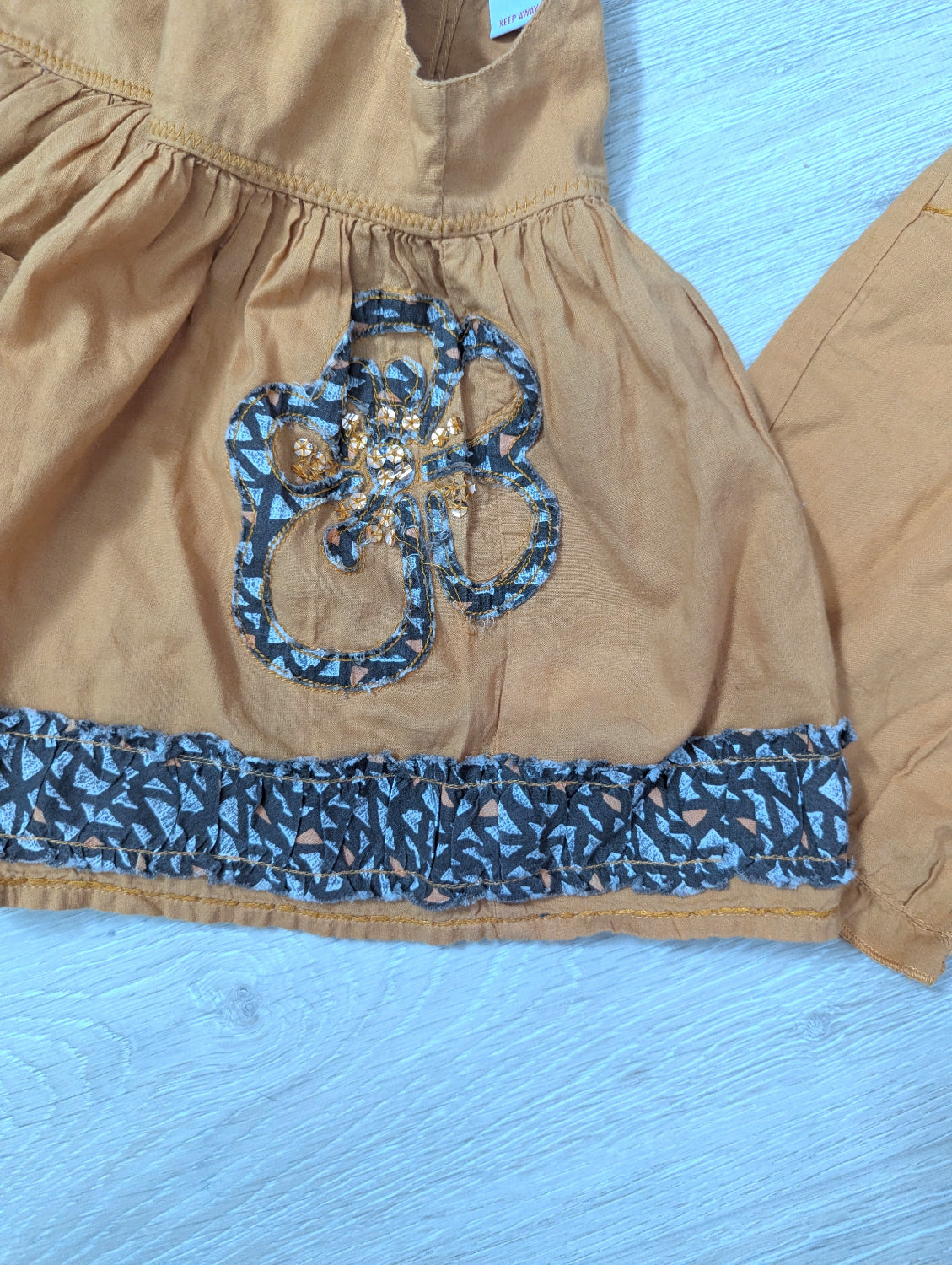 Next - Kombi Outfit Set Mädchen secondhand Mädchenkombi Kleid Hose Gr. 62-68