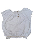 Next - Shirt Top Mädchenshirt second hand Mädchen weiss Gr. 74