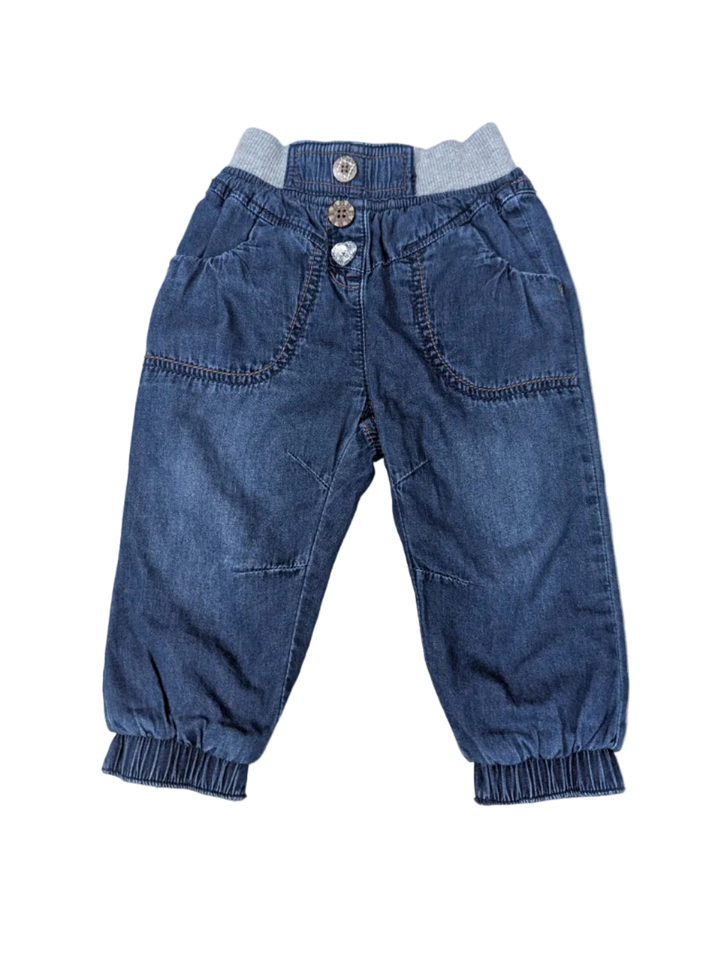 Next - Jeans Jeanhose Hose Mädchenhose Mädchen secondhand blau Gr. 80