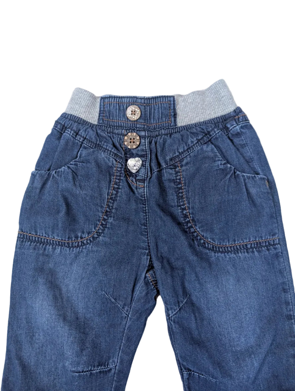 Next - Jeans Jeanhose Hose Mädchenhose Mädchen secondhand blau Gr. 80