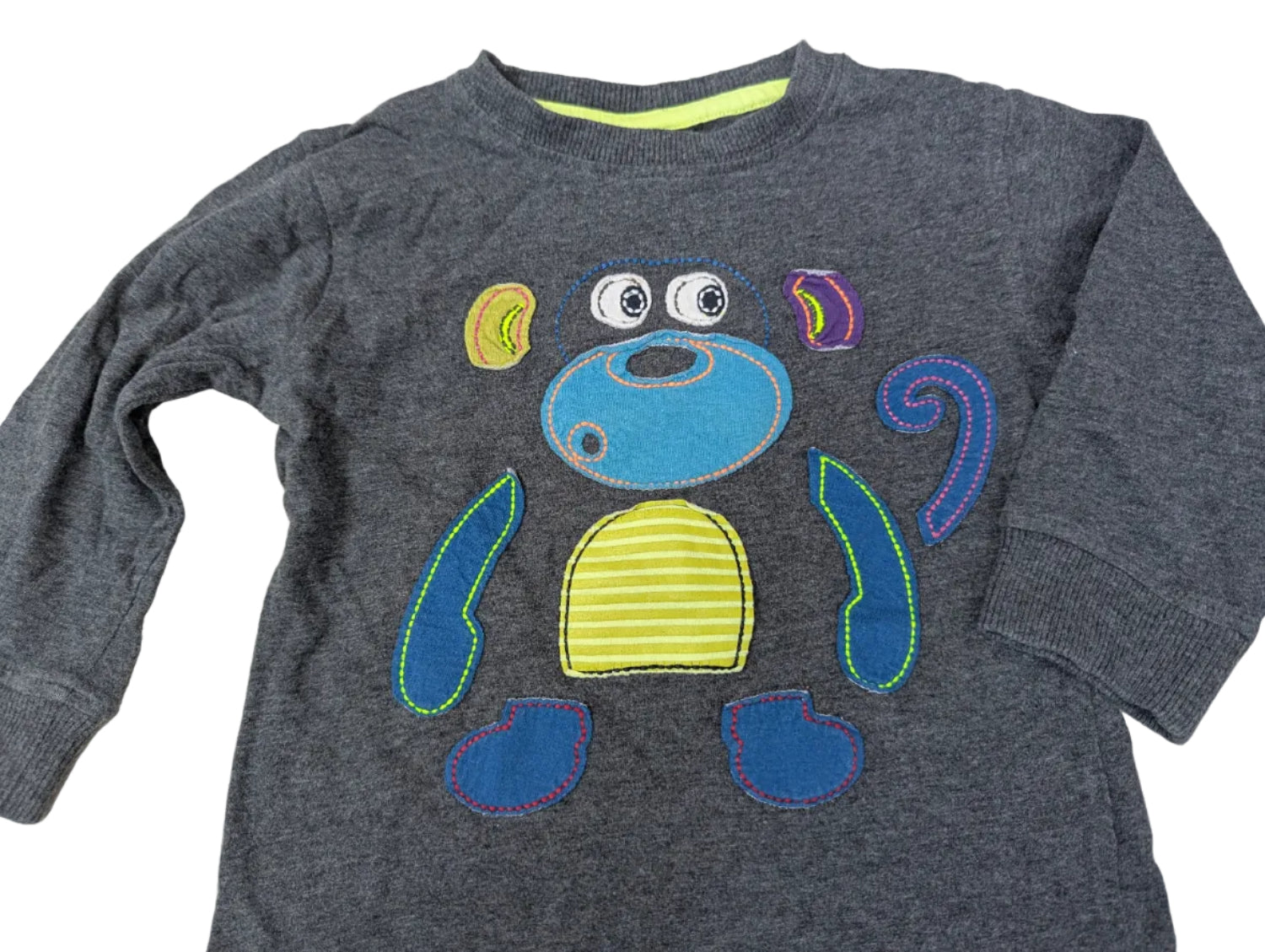 Next - Shirt Langarmshirt Jungenshirt Jungen second hand grau Gr. 86