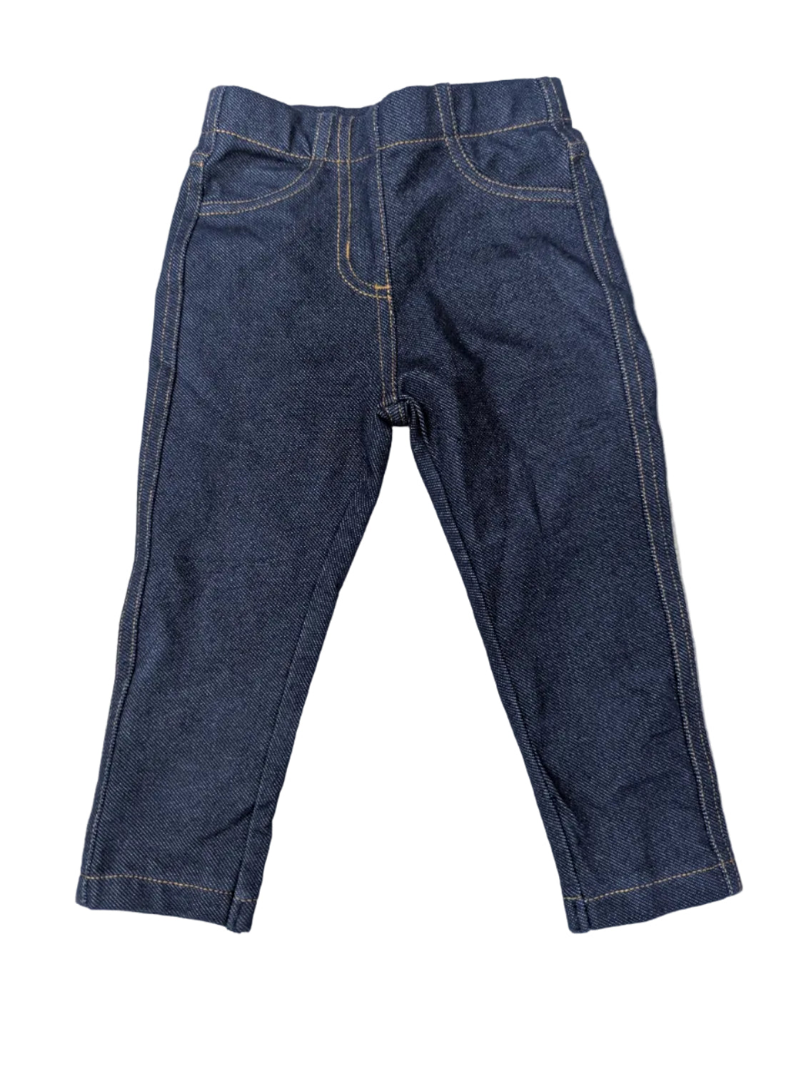 Next - Jeggins Hose Leggins Jeans blau Mädchen second hand Gr. 86