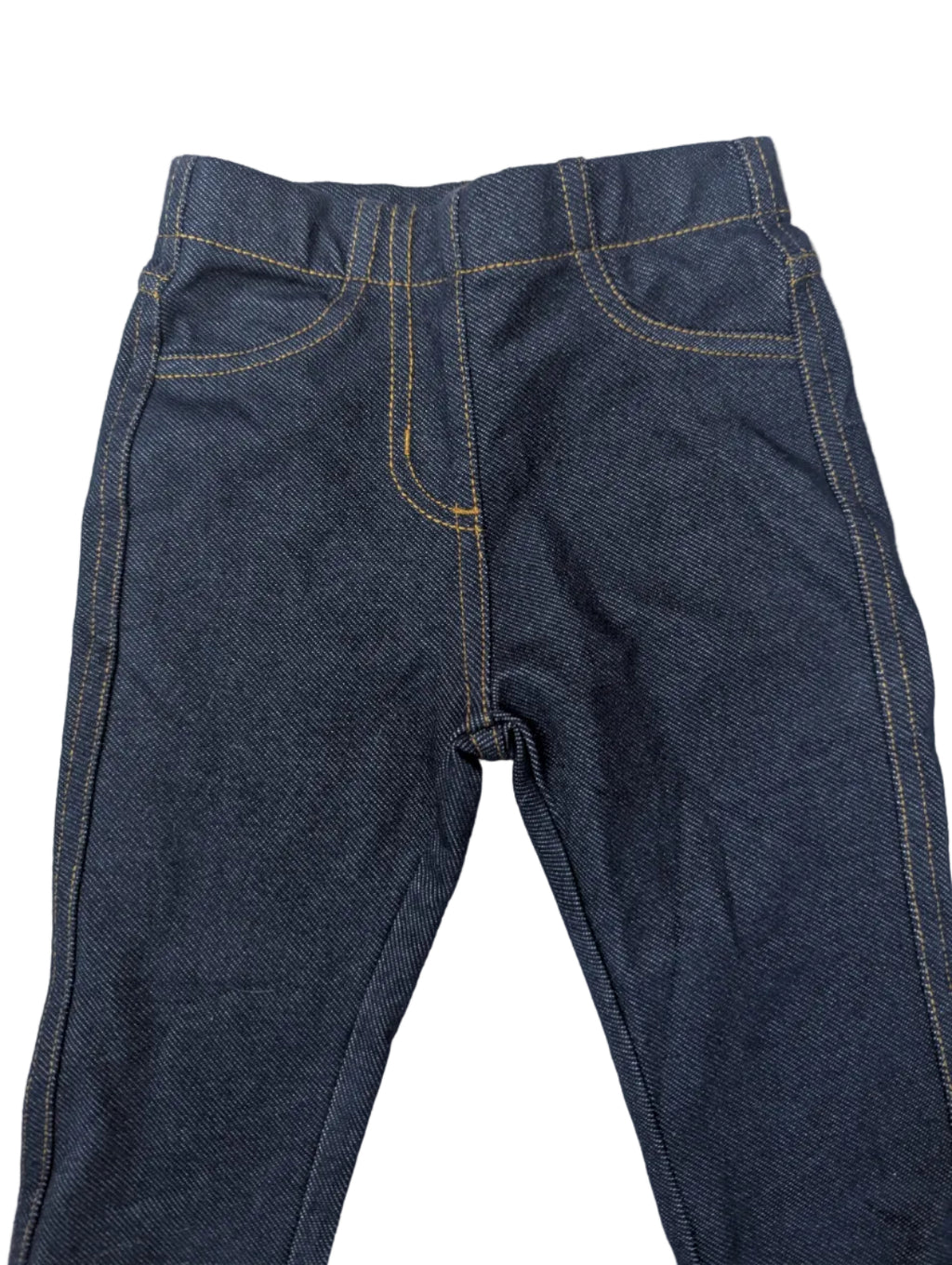Next - Jeggins Hose Leggins Jeans blau Mädchen second hand Gr. 86