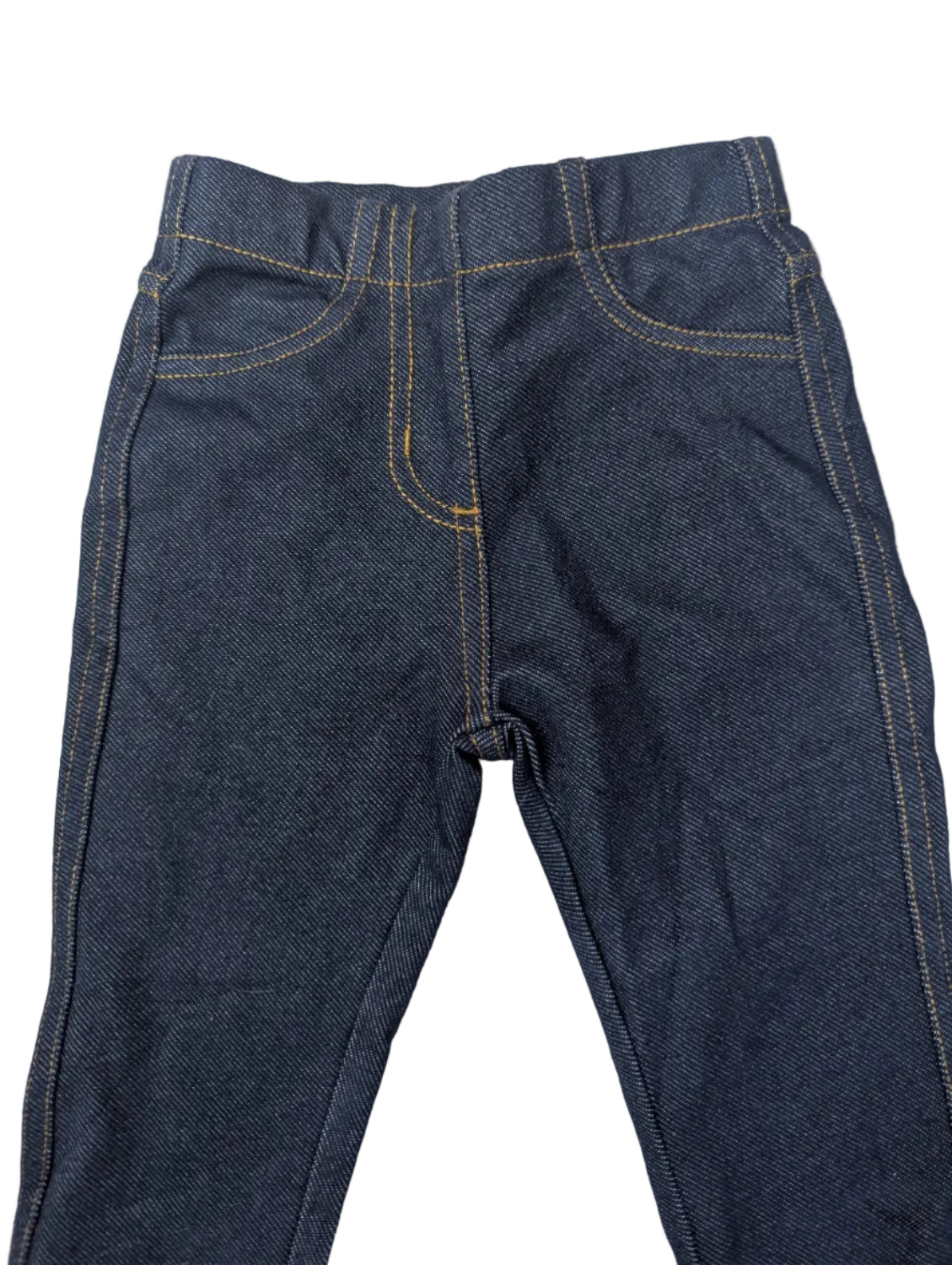 Next - Jeggins Hose Leggins Jeans blau Mädchen second hand Gr. 86