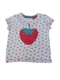 Next - T-Shirt Shirt Mädchenshirt Erdbeeren Mädchen secondhand Gr. 86