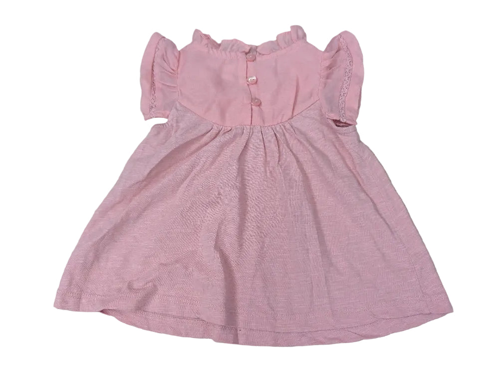 Next - Kleid Tunika Mädchenkleid Shirt rosa secondhand Gr. 80