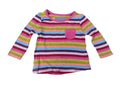 Next - Shirt T-Shirt Mädchenshirt gestreift Mädchen second hand Gr. 62-68
