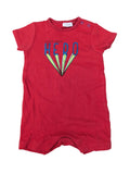Next - Strampler Overall Spieler rot "Little super Hero" Gr. 62-68