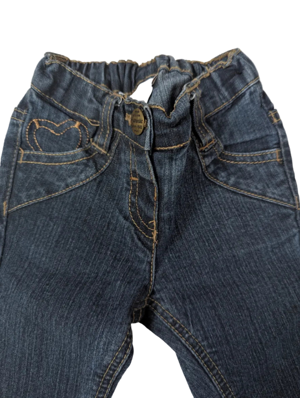 Next - Jeanshose Jeans Mädchenhose blau Mädchen secondhand Gr. 62-68