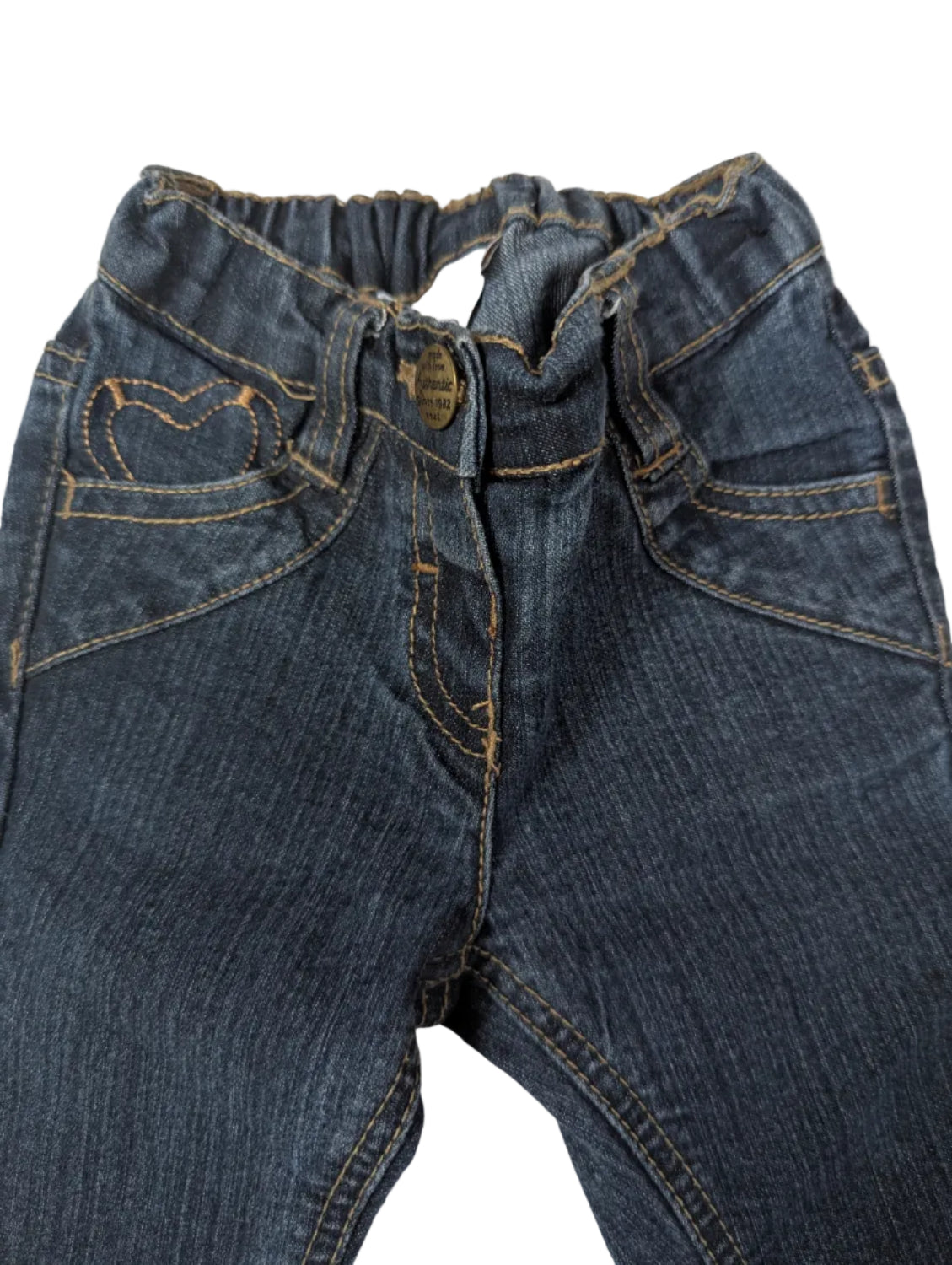Next - Jeanshose Jeans Mädchenhose blau Mädchen secondhand Gr. 62-68