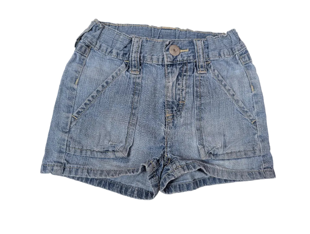H&M - Kurze Hose Jeans Short Mädchenhose blau second hand Gr. 92