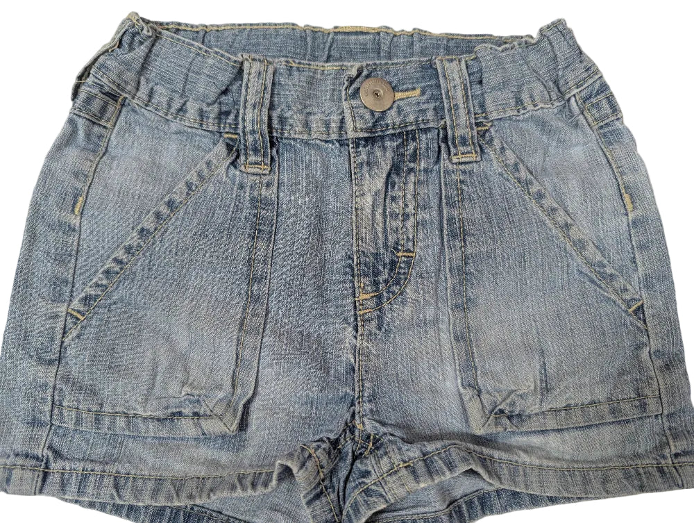 H&M - Kurze Hose Jeans Short Mädchenhose blau second hand Gr. 92
