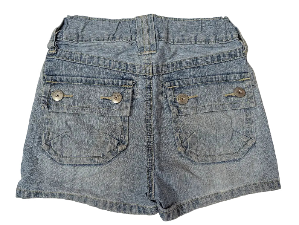 H&M - Kurze Hose Jeans Short Mädchenhose blau second hand Gr. 92