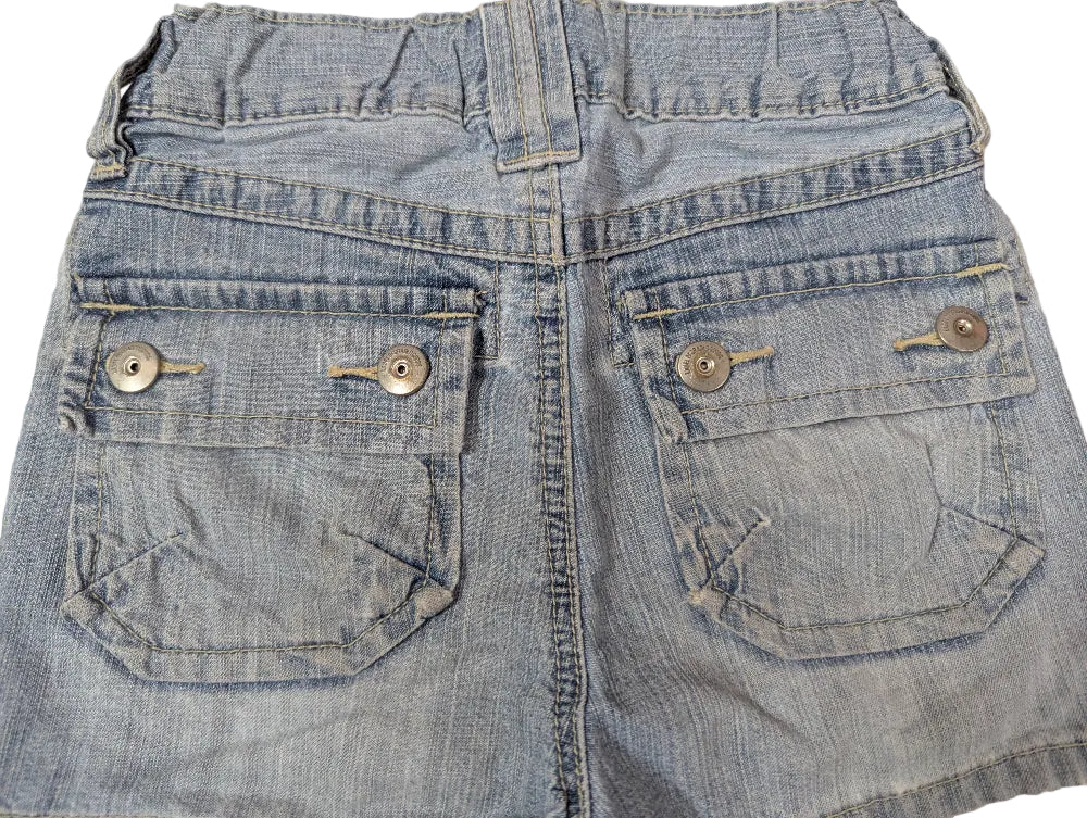 H&M - Kurze Hose Jeans Short Mädchenhose blau second hand Gr. 92