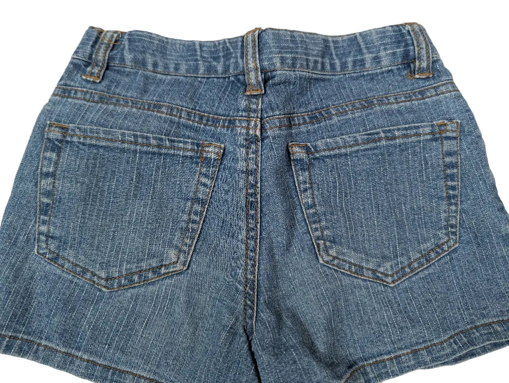 Pink Angel - Jeans Jeanshose Short blau Fisch Mädchen Gr. 116
