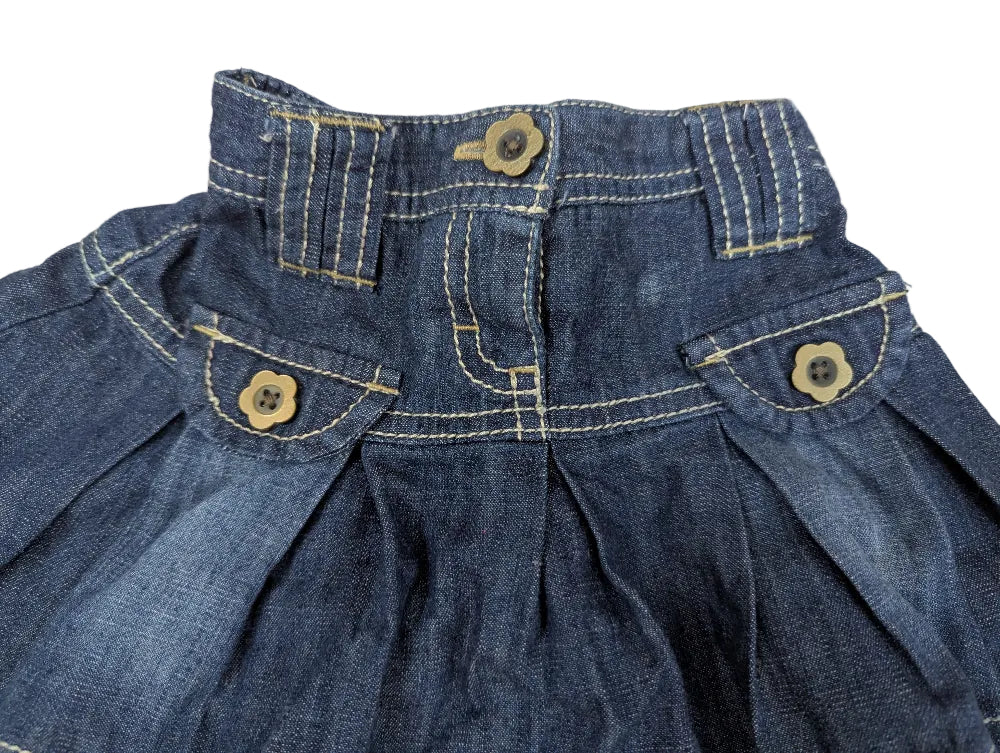 Next - Rock Jeansrock Jeans blau Mädchen Mädchenrock Gr. 62-68