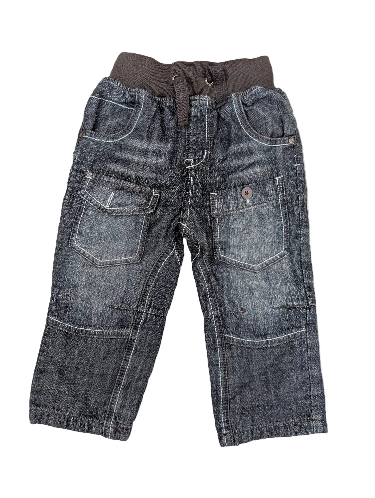 Next - Jeans Jeanshose Hose Jungenhose Jungen dunkelgrau Gr. 92