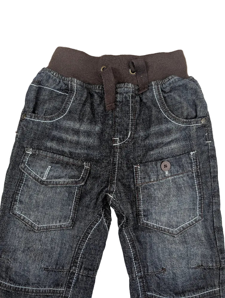 Next - Jeans Jeanshose Hose Jungenhose Jungen dunkelgrau Gr. 92