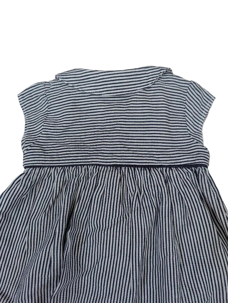 Next Baby - Kleid Mädchenkleid Mädchen secondhand gestreift Gr. 62-68