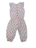 Next - Spieler Overall Strampler Jumpsuit rosa Blumen Mädchenspieler Gr. 74