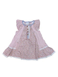 Next Mädchenkleid rosa mit Blumen, Gr. 74