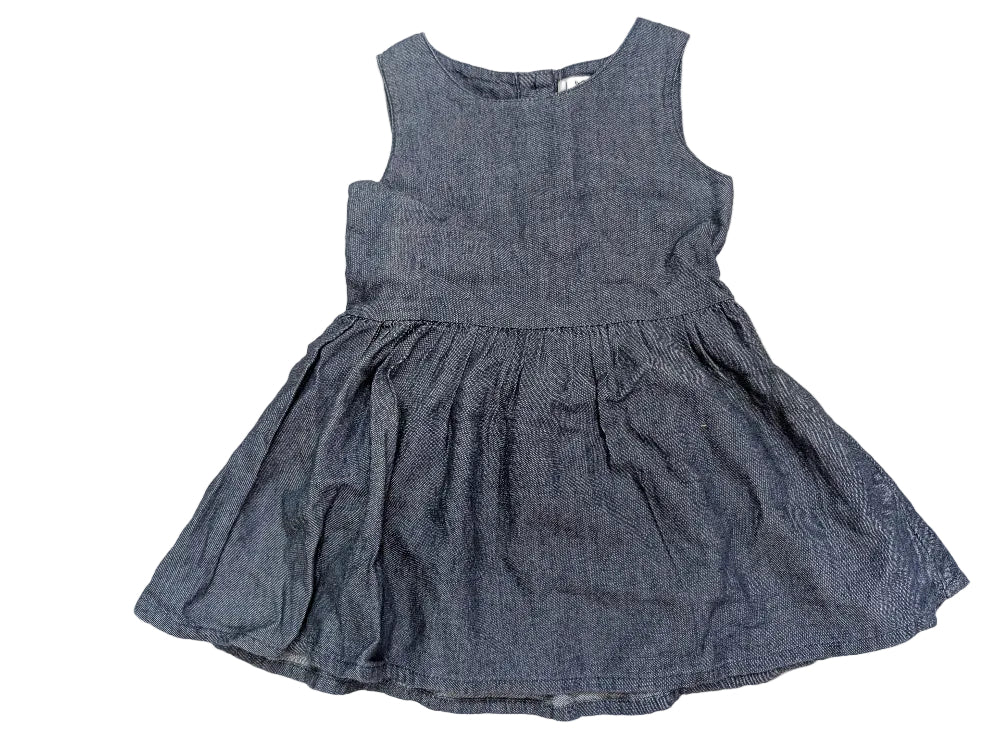Next Mädchen-Jeanskleid blau, Gr. 74