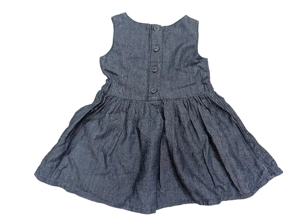 Next Mädchen-Jeanskleid blau, Gr. 74