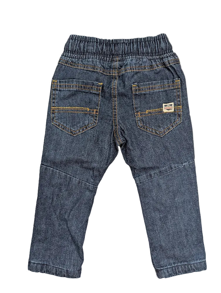 Next Jungen-Jeanshose blau, gefüttert, Gr. 74