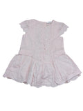 Next Mädchenkleid rosa mit Lochstickerei, Gr. 62–68