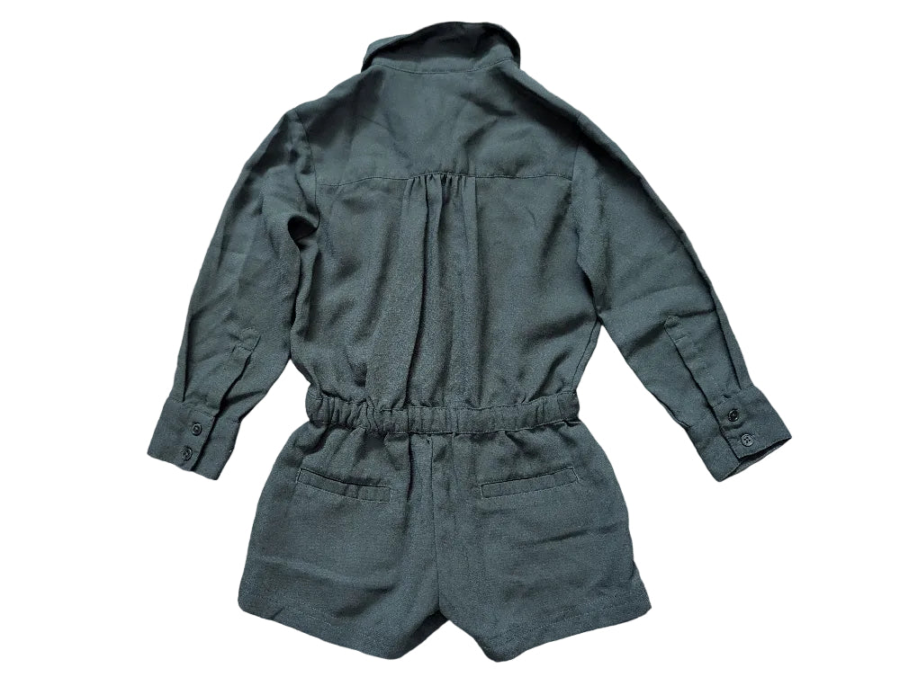 Next Mädchen-Jumpsuit langärmelig – Gr. 98, Secondhand