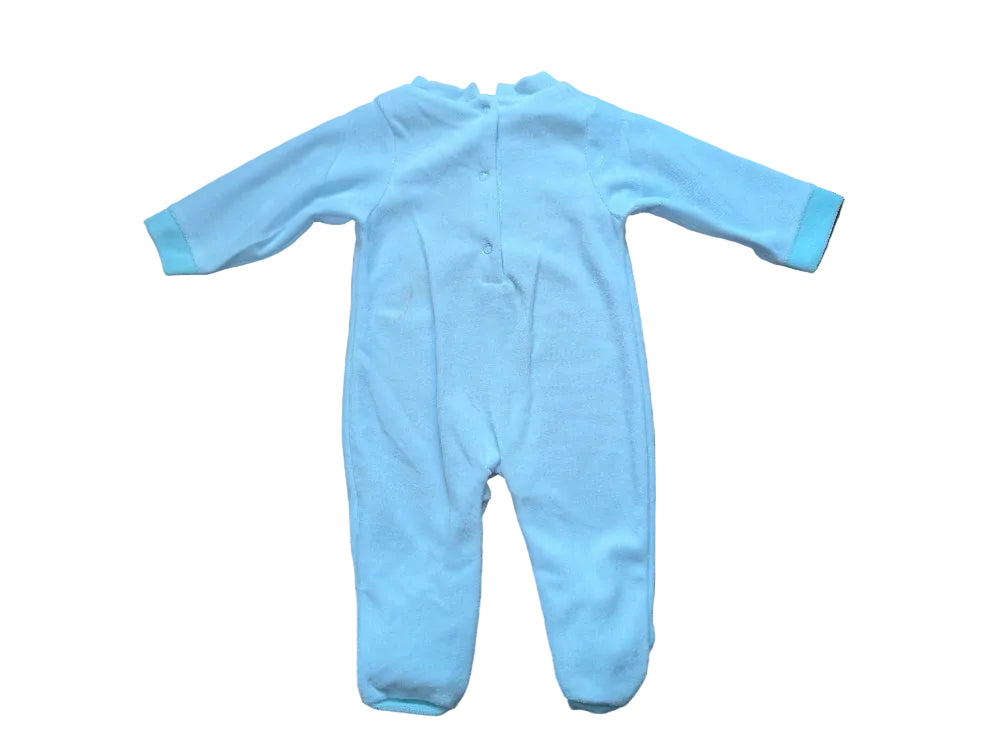 Baby C Fleece-Strampler blau The Best – Gr. 74, neu mit Etikett