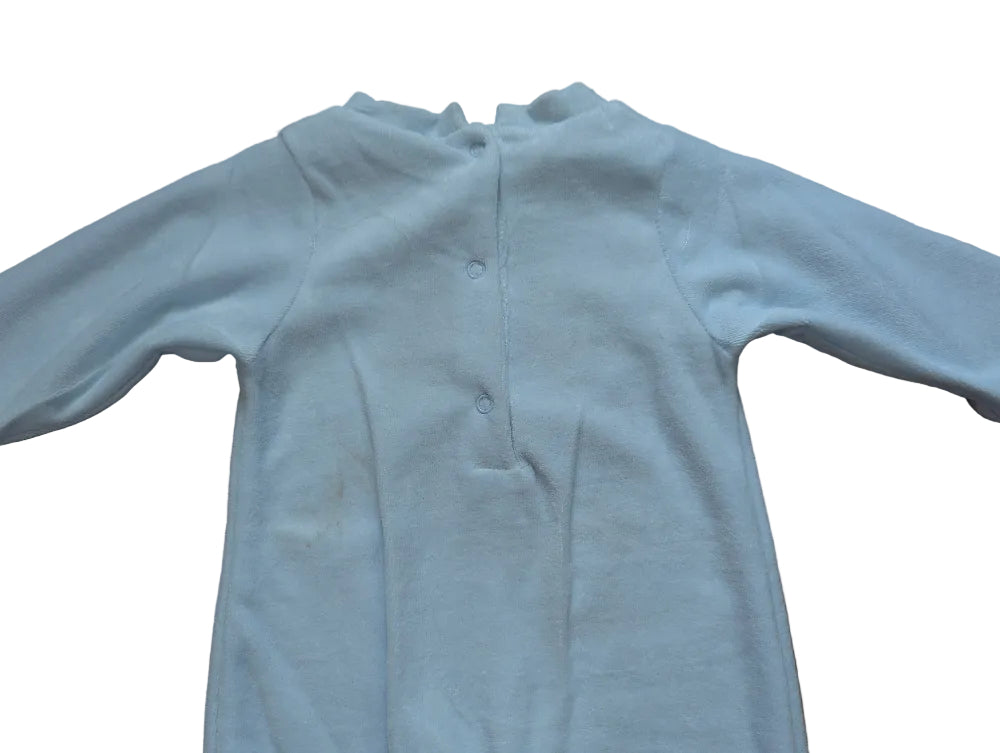 Baby C Fleece-Strampler blau The Best – Gr. 74, neu mit Etikett