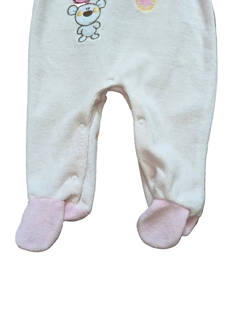 Baby C Fleece-Strampler rosa The Best – Gr. 74, neu mit Etikett