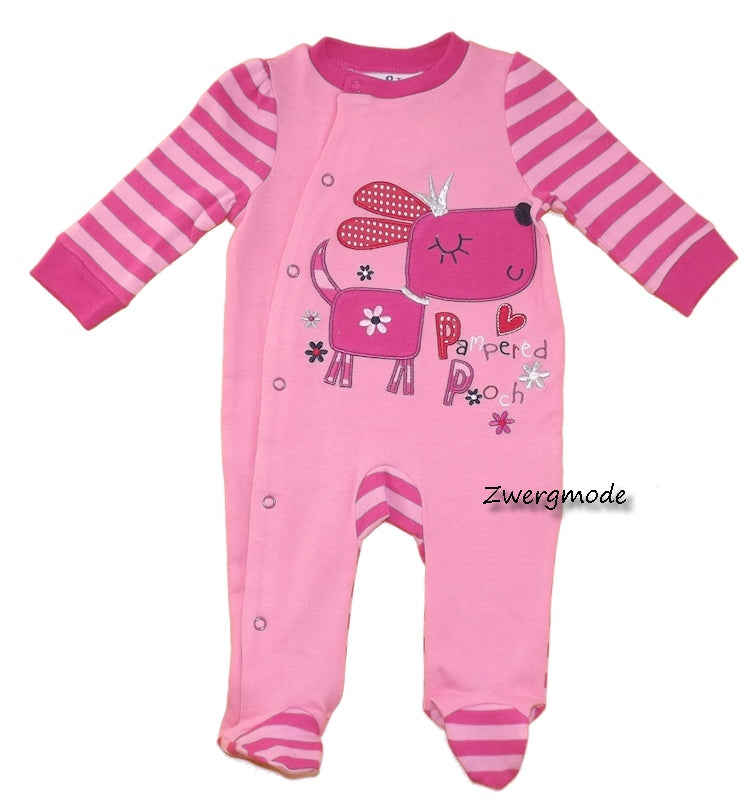 Lily & Jack - Strampler Einteiler Mädchen Mädchenstrampler rosa "Dog" *NEU*